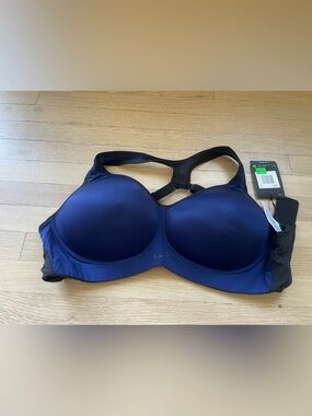 Nike Women's Navy & Black Racerback High Support Sports Bra